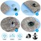 600PCS Plastic Safety Eyes and Noses,6mm-14mm Colorful Crochet Toy Eyes and Noses with Washers for Amigurumi Craft Doll Puppet Plush Animal and Teddy Bear (Coloured)